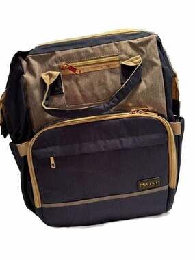 Merece Multi-Functional Diaper Bag Backpack with Changing Pad Navy Blue